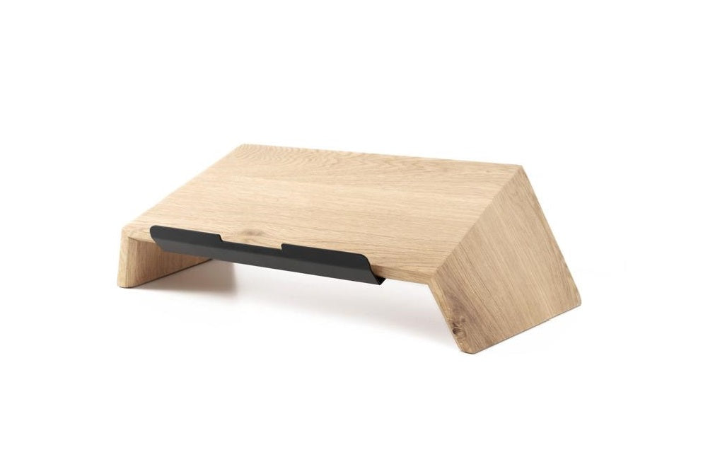 Solid Oak Laptop Stand