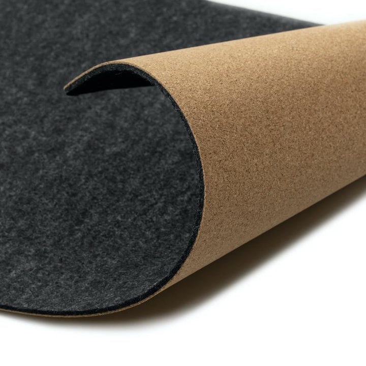 Felt & Cork Desk Mat - Anthracite